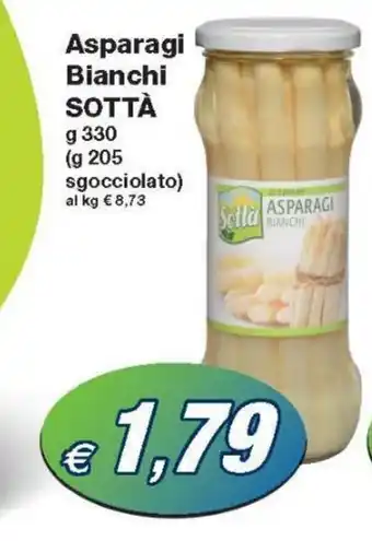 Prix Quality Sottà Asparagi Bianchi 330 g offerta