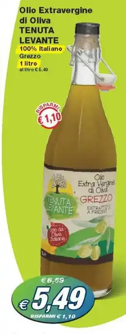 Prix Quality Tenuta Levante Olio Extravergine di Oliva 1 litro offerta