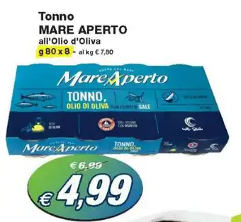 Prix Quality Mare Aperto Tonno 80 g x 8 offerta