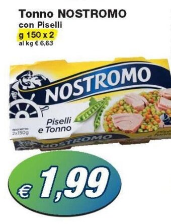 Prix Quality Nostromo Tonno 150 g x 2 offerta