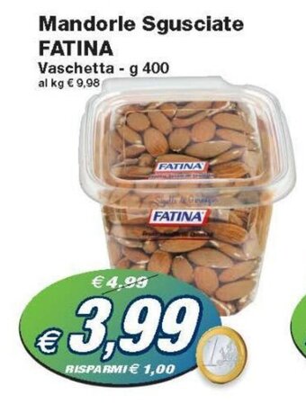 Prix Quality Fatina Mandorle Sgusciate 400 g offerta
