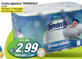 Prix Quality Tenderly Carta Igienica offerta