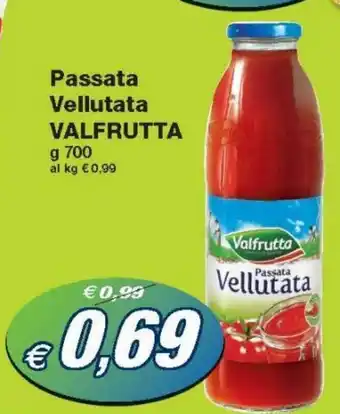 Prix Quality Valfrutta Passata Vellutata 700 g offerta