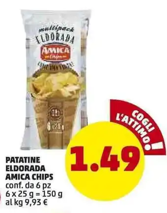 PENNY Patatine Eldorada Amica Chips 150g offerta