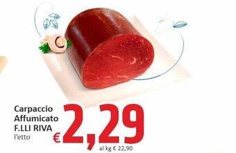F.lli Riva Carpaccio Affumicato