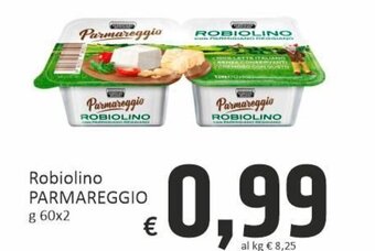 Paghi Poco Parmareggio Robiolino g 60x2 offerta