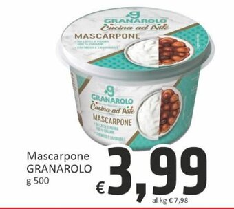 Paghi Poco Granarolo Mascarpone g 500 offerta