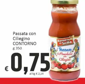 Paghi Poco Contorno Passata con Ciliegino g 350 offerta