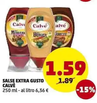 PENNY Salse Extra Gusto Calvè 250ml offerta