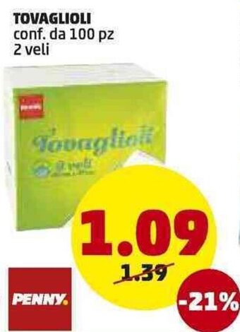 PENNY Tovaglioli offerta