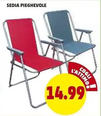 PENNY Sedia Pieghevole offerta
