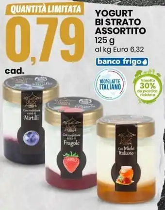 Eurospin Yogurt Bi Strato Assortito 125 g offerta