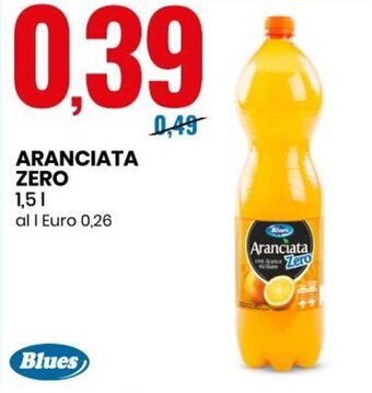 Eurospin Blues Aranciata Zero 1,5 L offerta