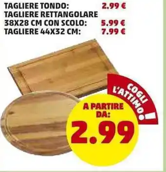 PENNY Tagliere Tondo: Tagliere Rettangolare offerta