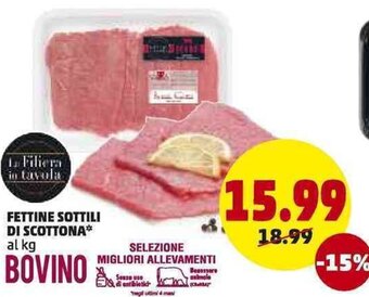 PENNY Fettine Sottili Di Scottona offerta
