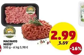 PENNY Macinato Misto 500g offerta