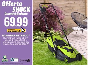 Eurospin Rasaerba Elettrico offerta