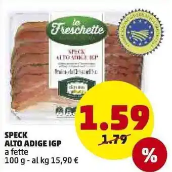 PENNY Speck Alto Adige IGP 100g offerta