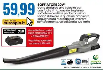 Eurospin Soffiatore 20V offerta