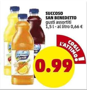 PENNY Succoso San Benedetto 1,5L offerta