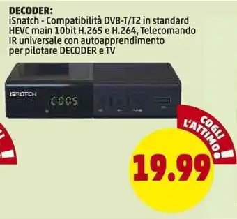 PENNY Decoder offerta