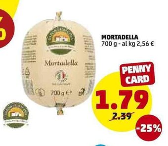 PENNY Mortadella 700g offerta
