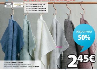 JYSK Asciugamano torsby offerta