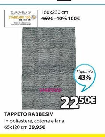 JYSK Tappeto rabbesiv offerta