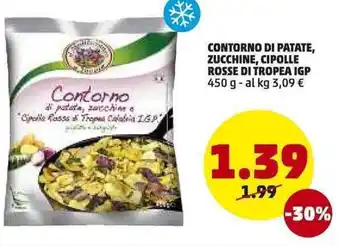 PENNY Contorno Di Patate, Zucchine, Cipolle Rosse Di Tropea IGP 450g offerta