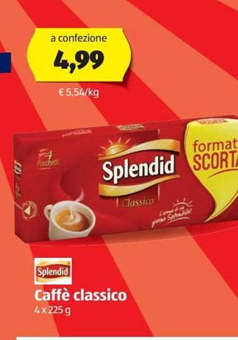 ALDI Caffè classico splendid offerta