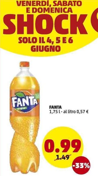 PENNY Fanta 1,75L offerta