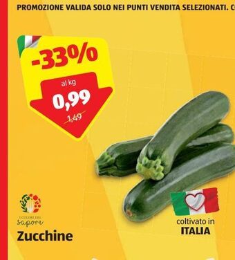 ALDI Zucchine i colori del sapore offerta