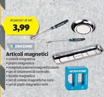 ALDI Work zone articoli magnetici offerta