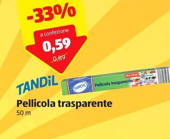 ALDI Pellicola trasparente tandil offerta