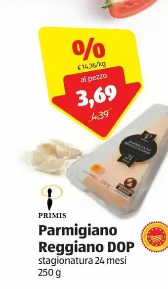 ALDI Parmigiano reggiano primis offerta