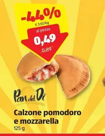 ALDI Calzone pomodoro e mozzarella pan del di offerta
