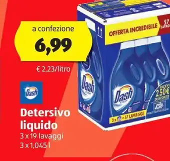 ALDI Detersivo dash offerta