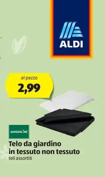 ALDI Telo da giardino in tessuto non tessuto gardenline offerta