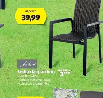 ALDI Sedia da giardino offerta