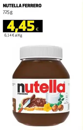 Ipercoop Ferrero Nutella 725 g offerta