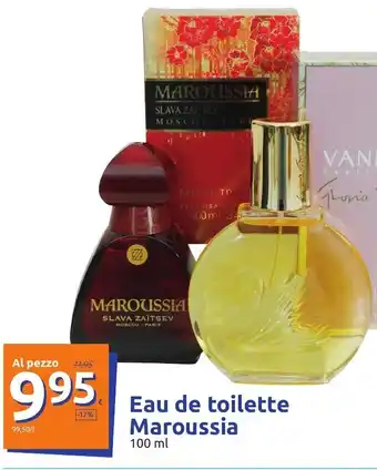 Action Eau de toilette Maroussia 100 ml offerta