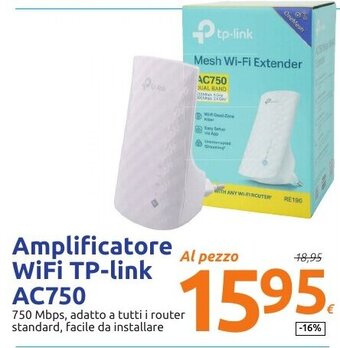 Amplificatore WiFi TP-link AC750