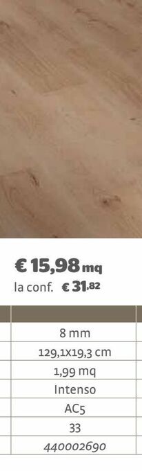 Bricocenter Pavimento nilo 8mm passaggio: intenso offerta