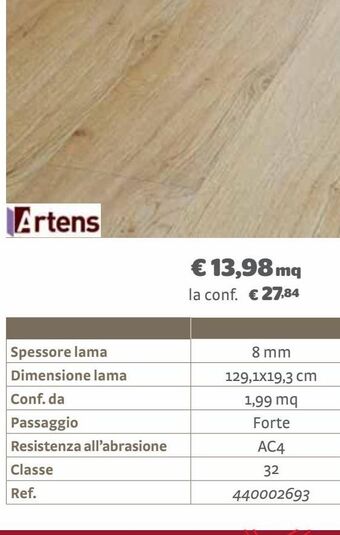 Bricocenter Pavimento aberdeen 8mm passaggio: forte offerta