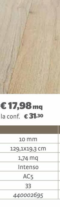 Bricocenter Pavimento aberdeen 10mm passaggio: intenso offerta