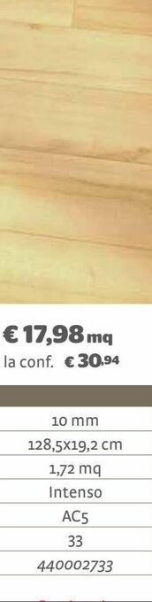 Bricocenter Pavimento wayne 10mm passaggio: intenso offerta