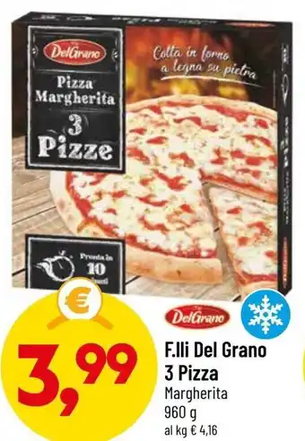 DPiù F.lli Del Grano 3 Pizza 960g offerta