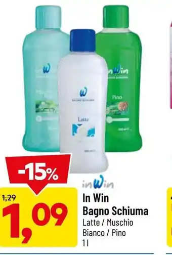 DPiù In Win Bagno Schiuma Latte / Muschio Bianco/ Pino 1 L offerta