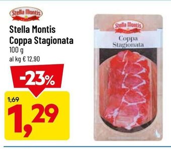 DPiù Stella Montis Coppa Stagionata 100g offerta