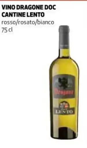 Ipercoop Cantine Lento Vino Dragone DOC rosso/rosato/bianco 75 cl offerta